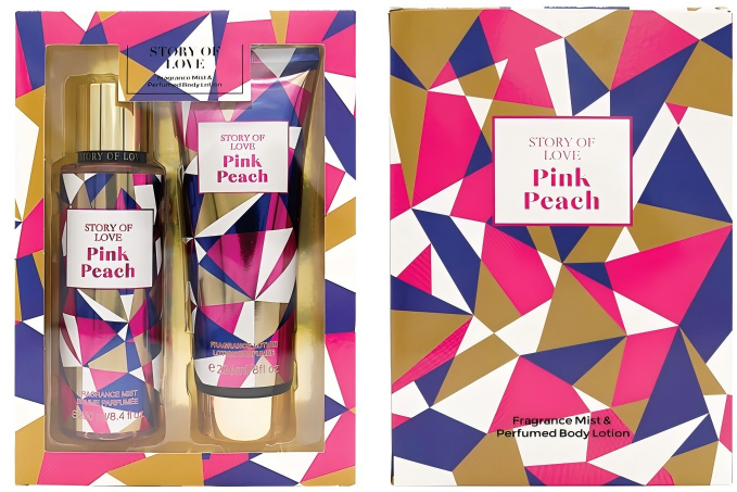 BT013 250ML BodyMist+236ML Body Lotion Scents near FIZZY PEACH