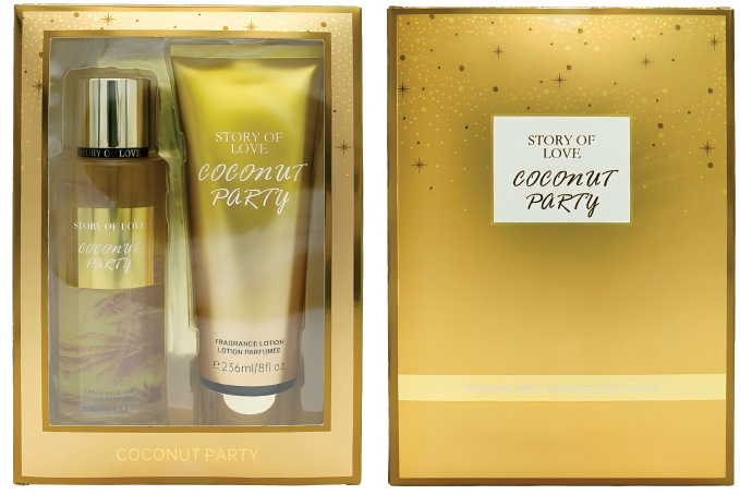 BT020 250ML BodyMist+236ML Body Lotion Scents near Victoria's Secret  COCONUT PASSION