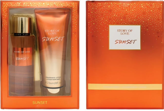 BT023 250ML BodyMist+236ML Body Lotion Scents near V.5GOLDENPEARPINKBODYMIST