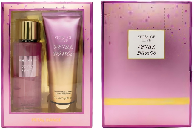 BT024 250ML Body Mist+236ML Body Lotion Scents near V.5VELVEPEALSUNTAMED