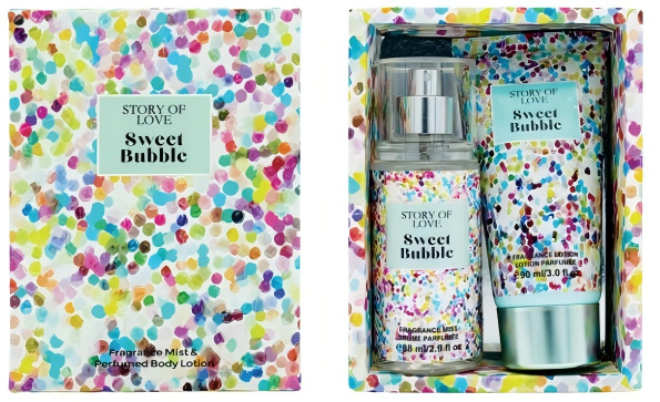 BTM001 88ML Body Mist+90ML Body Lotion Scents near Victoria's Secret  CAKE CONFETTI