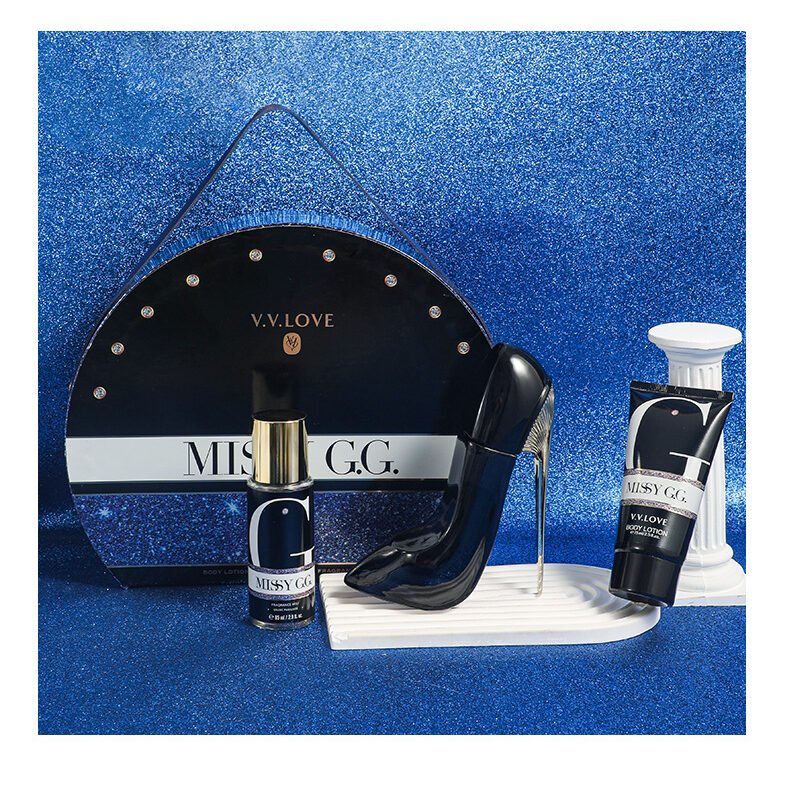 Lasting Women's Holiday Gift Box Eau De Toilette Three-Piece Perfume Set