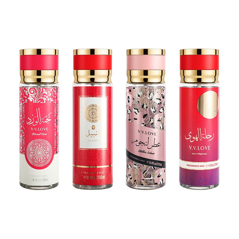 250ml Middle East Arabia Hot Sale Perfume Long-Lasting Women's Fragrance Body Mist Fruity Fragrance