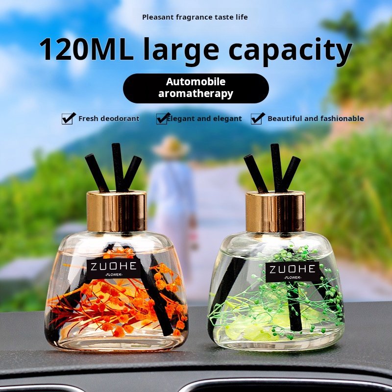 120ml Car Aromatherapy Ornaments Long-Lasting Evaporated Seat Car Interior Fragrance