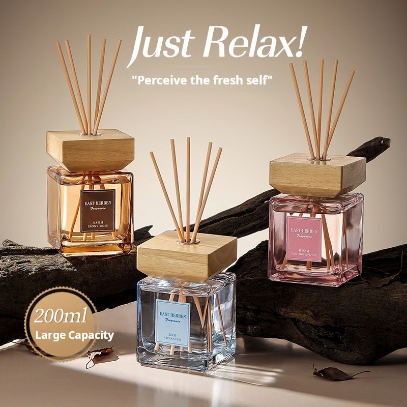 200ML Oriental Wood Incense Home Fireless Essential Oil Rattan Fragrance High-end Italian Home Elegant Fragrance Long-lasting Diffuser