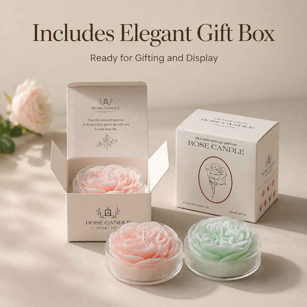 Austin Rose Scented Candles Ambient Ornaments Creative Fragrances - Image 4