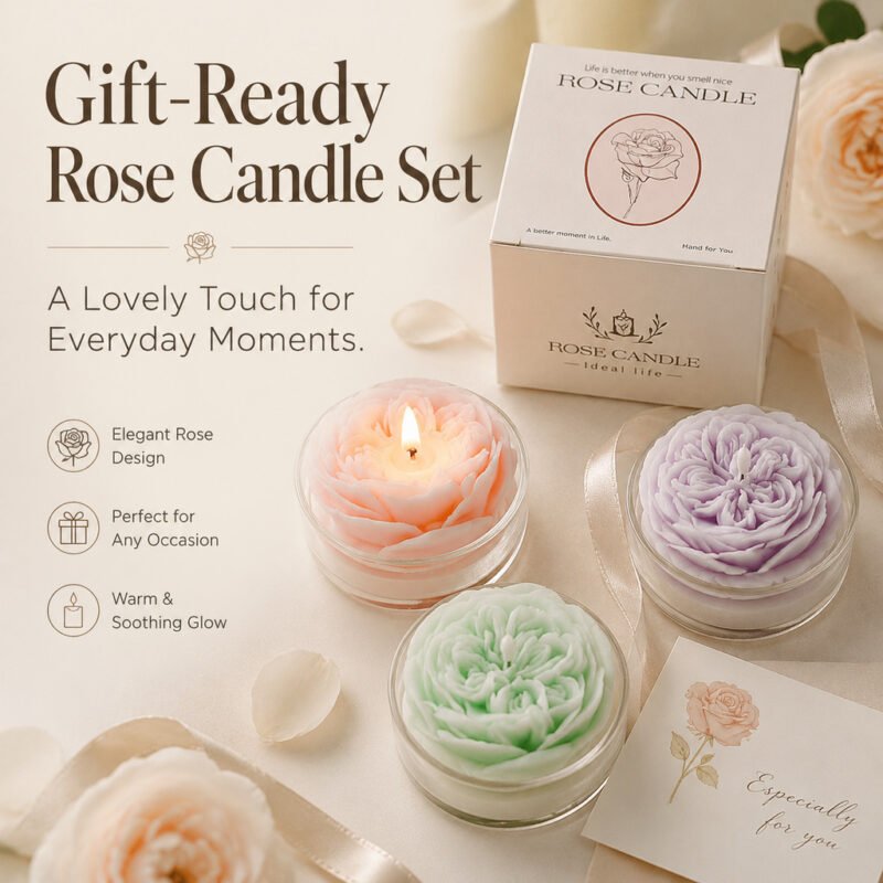 Austin Rose Scented Candles Ambient Ornaments Creative Fragrances