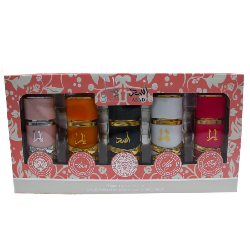 Yara perfume pink gift set (5-piece set) (30ml × 5 bottles)